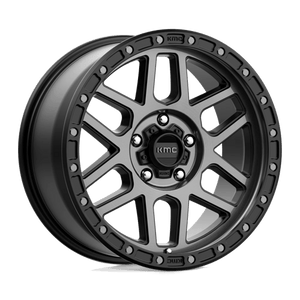 KMC KM544 MESA Satin Black W/ Gray Tint 18x9 +18 5x127mm 71.5mm - Wheelwiz