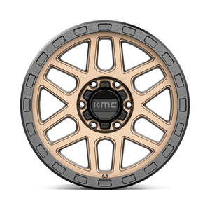 KMC KM544 MESA Matte Bronze W/ Black Lip 18x9 +18 6x139.7mm 106.1mm - Wheelwiz