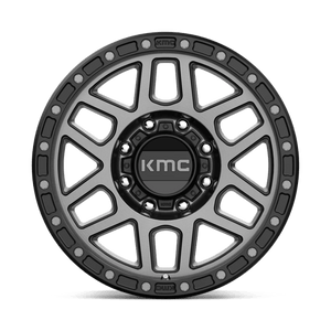 KMC KM544 MESA Satin Black W/ Gray Tint 18x9 +18 8x165.1mm 125.1mm - Wheelwiz