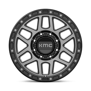 KMC KM544 MESA Satin Black W/ Gray Tint 18x9 +18 8x180mm 124.2mm - Wheelwiz