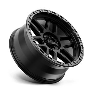 KMC KM544 MESA Satin Black W/ Gloss Black Lip 20x9 0 5x127mm 71.5mm - Wheelwiz