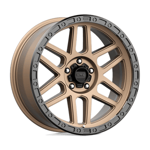 KMC KM544 MESA Matte Bronze W/ Black Lip 17x9 -12 5x150mm 110.1mm - Wheelwiz