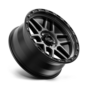 KMC KM544 MESA Satin Black W/ Gray Tint 17x8.5 0 5x127mm 71.5mm - Wheelwiz