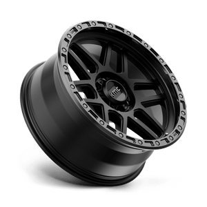 KMC KM544 MESA Satin Black W/ Gloss Black Lip 20x9 0 6x139.7mm 106.1mm - Wheelwiz