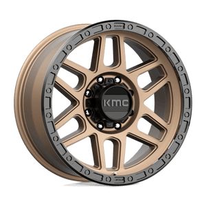 KMC KM544 MESA Matte Bronze W/ Black Lip 17x9 -12 8x170mm 125.1mm - Wheelwiz