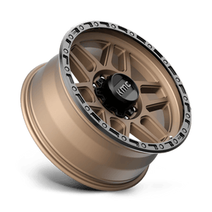 KMC KM544 MESA Matte Bronze W/ Black Lip 17x9 -12 8x170mm 125.1mm - Wheelwiz