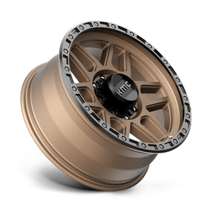 KMC KM544 MESA Matte Bronze W/ Black Lip 17x9 -12 8x165.1mm 125.1mm - Wheelwiz