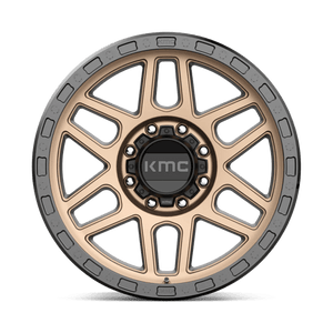KMC KM544 MESA Matte Bronze W/ Black Lip 17x9 -12 8x165.1mm 125.1mm - Wheelwiz