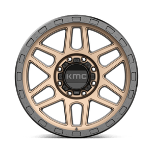 KMC KM544 MESA Matte Bronze W/ Black Lip 20x9 0 8x165.1mm 125.1mm - Wheelwiz