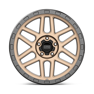 KMC KM544 MESA Matte Bronze W/ Black Lip 20x9 +18 5x127mm 71.5mm - Wheelwiz