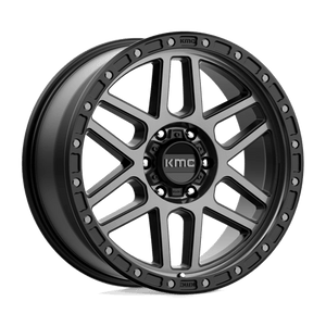 KMC KM544 MESA Satin Black W/ Gray Tint 20x9 +18 6x139.7mm 106.1mm - Wheelwiz