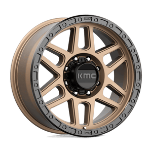 KMC KM544 MESA Matte Bronze W/ Black Lip 20x9 +18 8x170mm 125.1mm - Wheelwiz