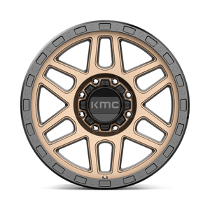 KMC KM544 MESA Matte Bronze W/ Black Lip 20x9 +18 8x165.1mm 125.1mm - Wheelwiz
