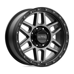 KMC KM544 MESA Satin Black W/ Gray Tint 20x9 +18 8x180mm 124.2mm - Wheelwiz