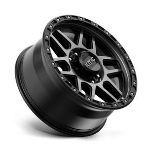 KMC KM544 MESA Satin Black W/ Gray Tint 17x9 -12 8x165.1mm 125.1mm - Wheelwiz