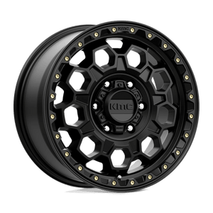 KMC KM545 TREK Satin Black 17x8 +35 6x139.7mm 100.3mm - Wheelwiz