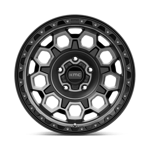 KMC KM545 TREK Satin Black W/ Gray Tint 17x9 0 5x127mm 71.5mm - Wheelwiz