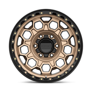 KMC KM545 TREK Matte Bronze W/ Black Lip 17x9 0 6x139.7mm 106.1mm - Wheelwiz