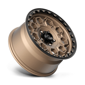 KMC KM545 TREK Matte Bronze W/ Black Lip 17x9 +18 5x127mm 71.5mm - Wheelwiz