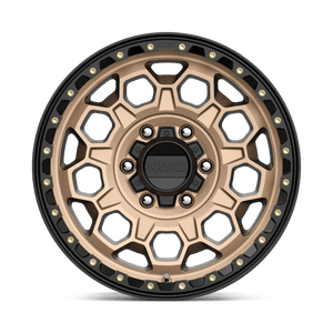 KMC KM545 TREK Matte Bronze W/ Black Lip 17x9 +18 6x139.7mm 106.1mm - Wheelwiz