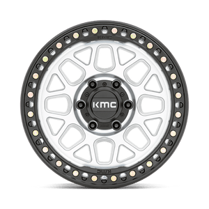 KMC KM549 GRS Machined W/ Satin Black Lip 17x8.5 0 8x180mm 124.2mm
