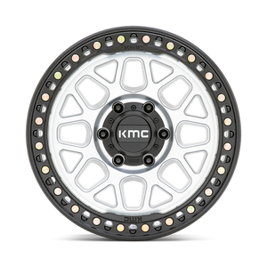 KMC KM549 GRS Machined W/ Satin Black Lip 20x9 +18 6x139.7mm 106.1mm