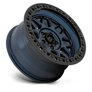 KMC KM549 GRS Midnight Blue W/ G-black Lip 17x9 0 6x139.7mm 106.1mm