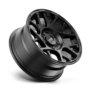 KMC KM708 BULLY Satin Black 16x7.5 +12 5x114.3mm 72.6mm - Wheelwiz