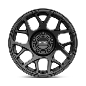KMC KM708 BULLY Satin Black 15x7 +10 5x100mm 72.6mm - WheelWiz