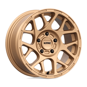 KMC KM708 BULLY Matte Bronze 16x7.5 +30 5x110mm 72.6mm - WheelWiz