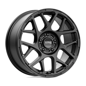 KMC KM708 BULLY Satin Black 17x8 +38 5x114.3mm 72.6mm - Wheelwiz