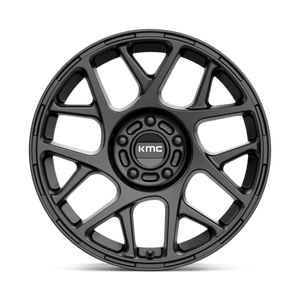 KMC KM708 BULLY Satin Black 17x8 +38 5x108mm 72.6mm - Wheelwiz