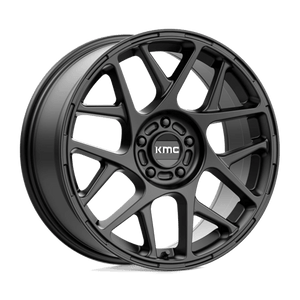 KMC KM708 BULLY Satin Black 18x8 +38 5x108mm 72.6mm - WheelWiz
