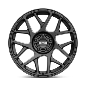 KMC KM708 BULLY Satin Black 18x8 +38 5x108mm 72.6mm - WheelWiz