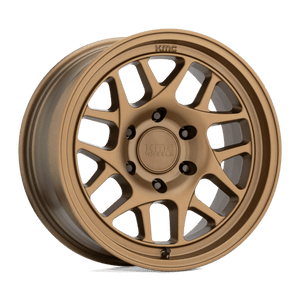 KMC KM717 BULLY OL Matte Bronze 16x7 +10 5x139.7mm 108mm - Wheelwiz