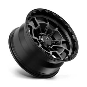 KMC KM718 SUMMIT Satin Black W/ Gray Tint 17x8.5 0 5x127mm 71.5mm - Wheelwiz