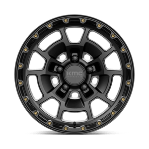KMC KM718 SUMMIT Satin Black 17x8.5 0 5x150mm 110.1mm - Wheelwiz