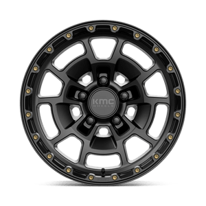 KMC KM718 SUMMIT Satin Black 17x8.5 0 5x150mm 110.1mm - Wheelwiz