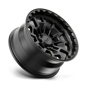 KMC KM718 SUMMIT Satin Black 17x8.5 0 6x139.7mm 106.1mm - Wheelwiz