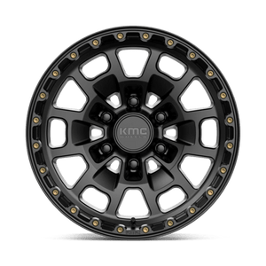 KMC KM718 SUMMIT Satin Black 17x8.5 0 6x135mm 87.1mm - Wheelwiz