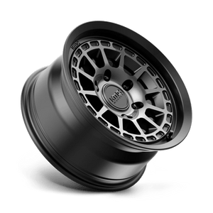 KMC KM719 CANYON Satin Black W/ Gray Tint 17x8 +20 6x139.7mm 106.1mm - Wheelwiz