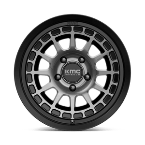 KMC KM719 CANYON Satin Black W/ Gray Tint 17x8.5 0 5x127mm 71.5mm - Wheelwiz