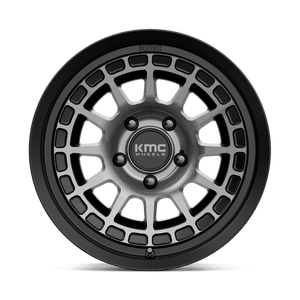 KMC KM719 CANYON Satin Black W/ Gray Tint 17x8.5 0 5x127mm 71.5mm - Wheelwiz