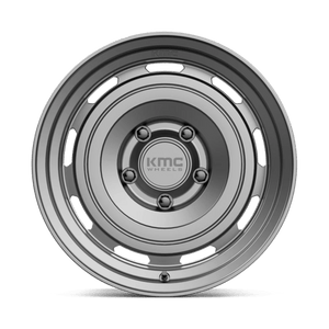 KMC KM720 ROSWELL Matte Anthracite 17x8.5 +10 5x108mm 60.1mm - Wheelwiz