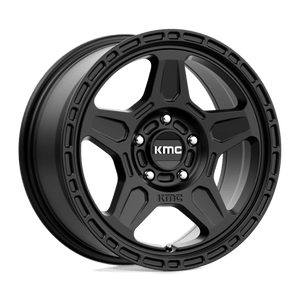KMC KM721 ALPINE Satin Black 16x7.5 +30 5x114.3mm 72.6mm - WheelWiz