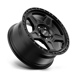 KMC KM721 ALPINE Satin Black 16x7.5 +30 5x114.3mm 72.6mm - WheelWiz