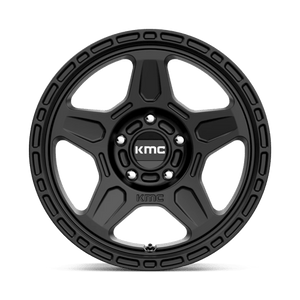 KMC KM721 ALPINE Satin Black 16x7.5 +30 5x114.3mm 72.6mm - WheelWiz