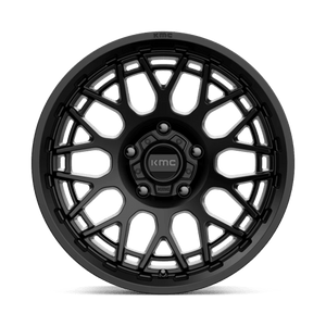 KMC KM722 TECHNIC Satin Black 18x9 +18 5x127mm 71.5mm - Wheelwiz