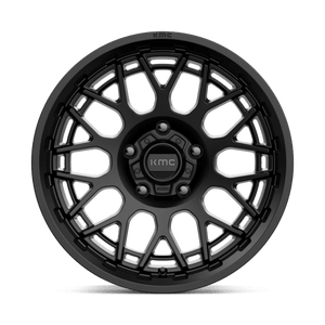 KMC KM722 TECHNIC Satin Black 17x8.5 +18 5x127mm 71.5mm - Wheelwiz