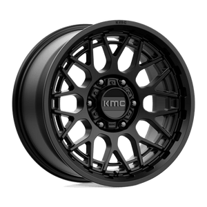 KMC KM722 TECHNIC Satin Black 17x8.5 +18 6x135mm 87.1mm - Wheelwiz